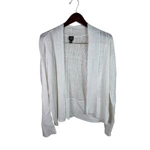 Eileen Fisher 100%‎ Linen Cardigan Women's Size XL White